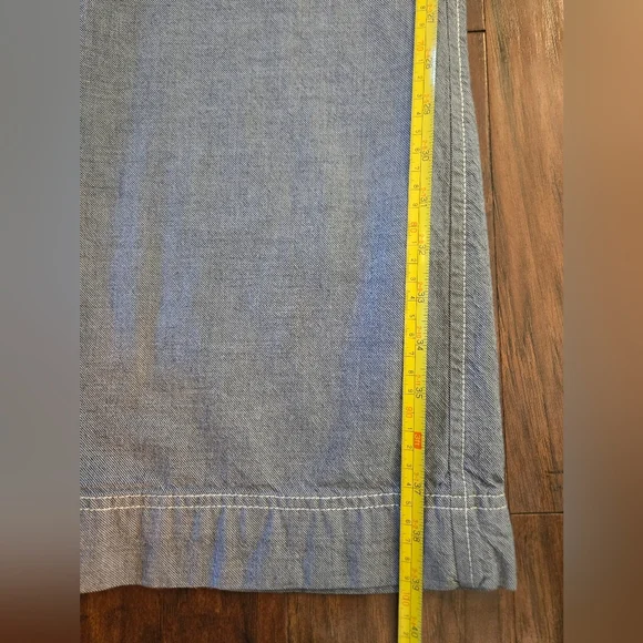 American Eagle Gray Cotton Wide Leg Multi Pocket Pants Size 2 - Picture 6 of 8